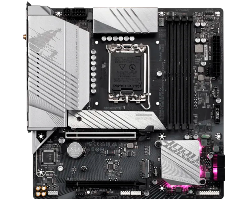 Материнская плата Gigabyte B760M AORUS ELITE AX DDR5 LGA1700