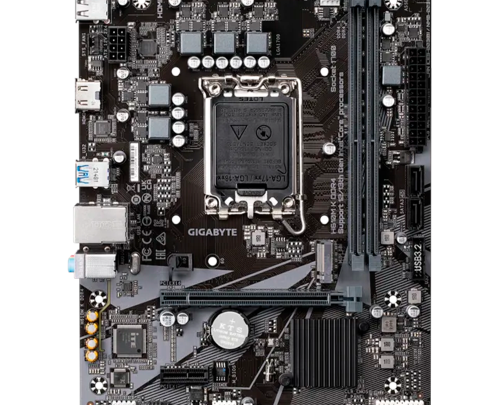 Материнская плата Gigabyte H610M K DDR4 LGA1700