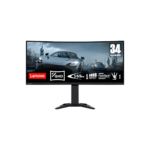 Игровой монитор Lenovo - G34w-30 VA, 165Hz, 0,5mc, WQHD (3440x1440), HDMI, Display Port 34"