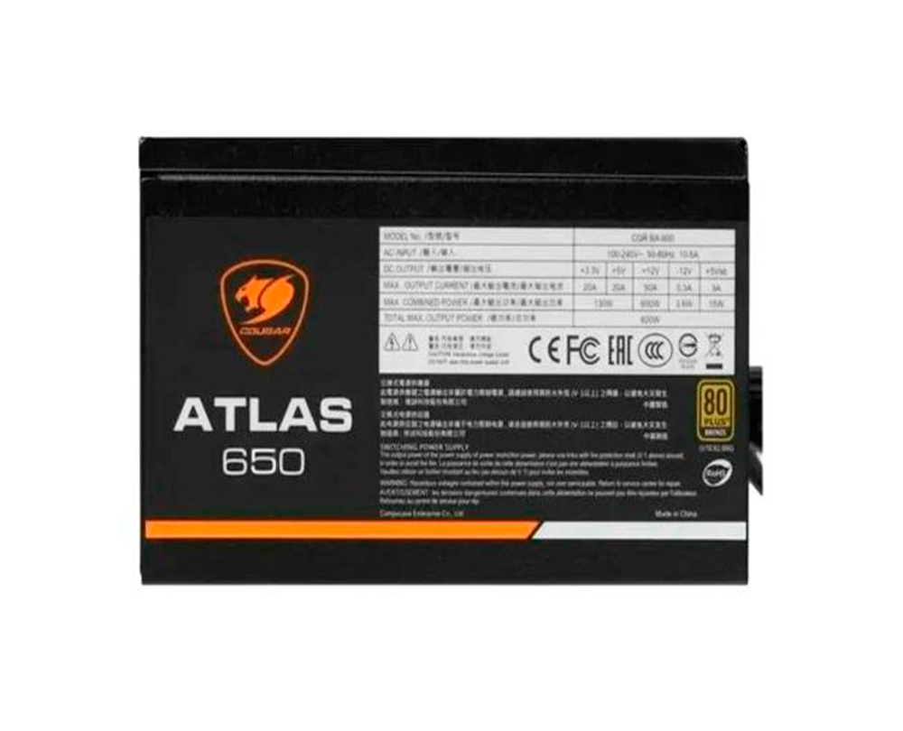 Блок питания Cougar ATLAS 650
