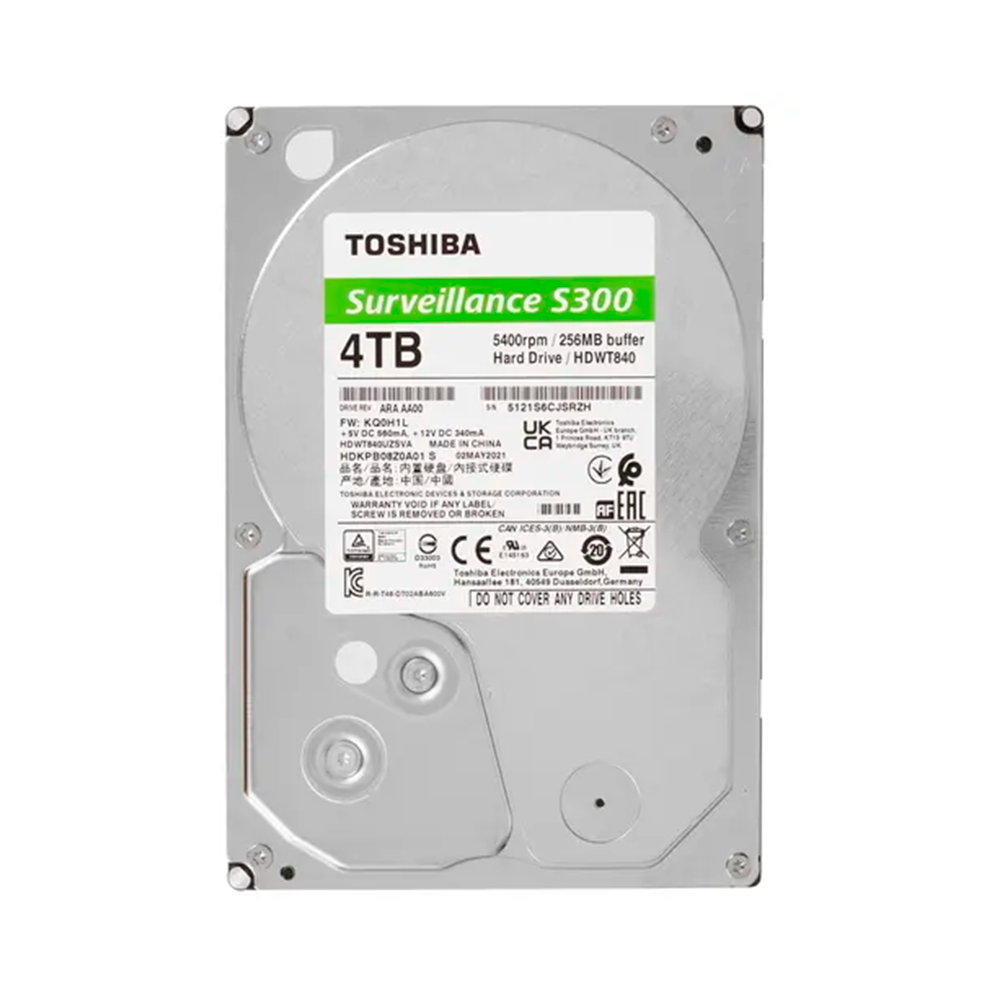 Жесткий диск Toshiba Surveillance S300 4TB (HDWT840UZSVA)