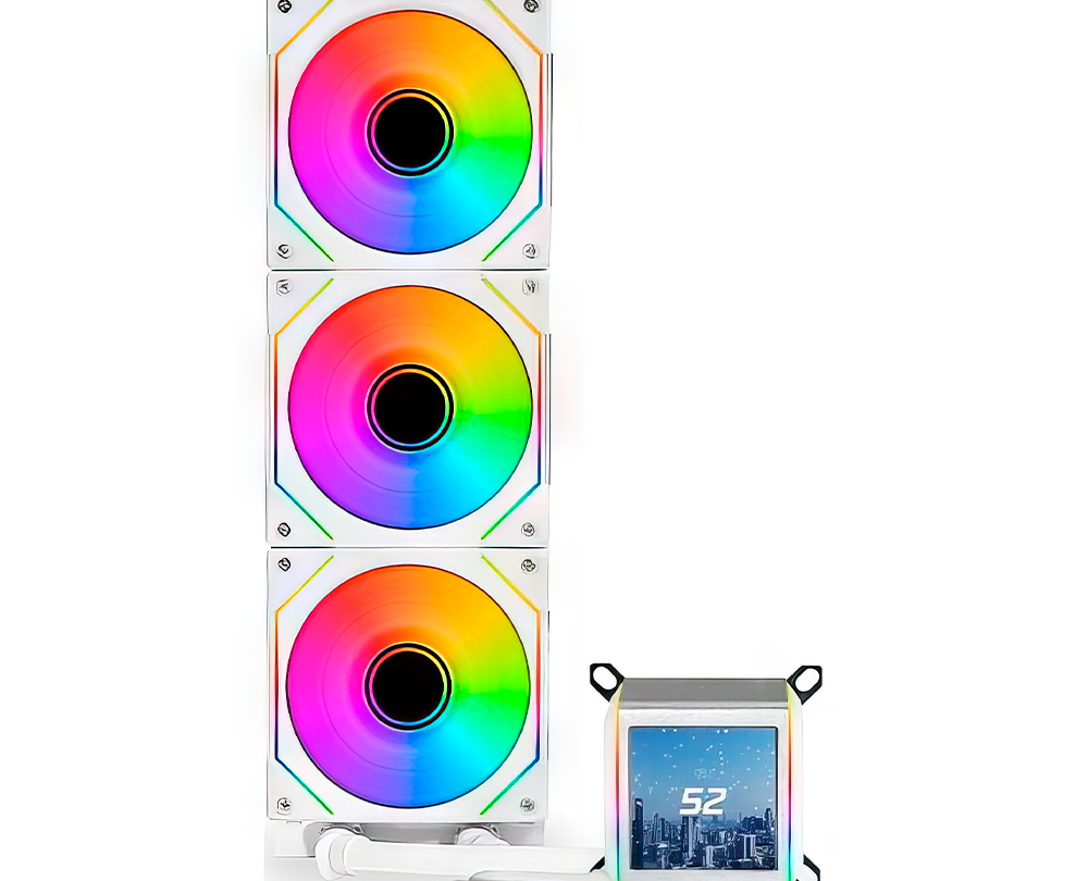 Система водяного охлаждения Lian Li Galahad II LCD 360 White