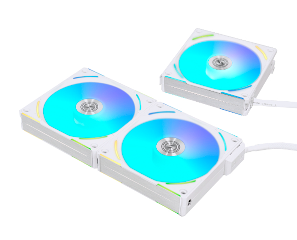 Корпусный кулер Lian Li AL120V2-3W White Cooler