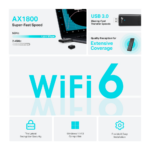 Двухдиапазонный USB Wi‑Fi адаптер Tp-Link Archer TX20U