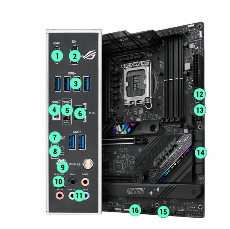 MB ASUS ROG STRIX B760-F GAMING WIFI