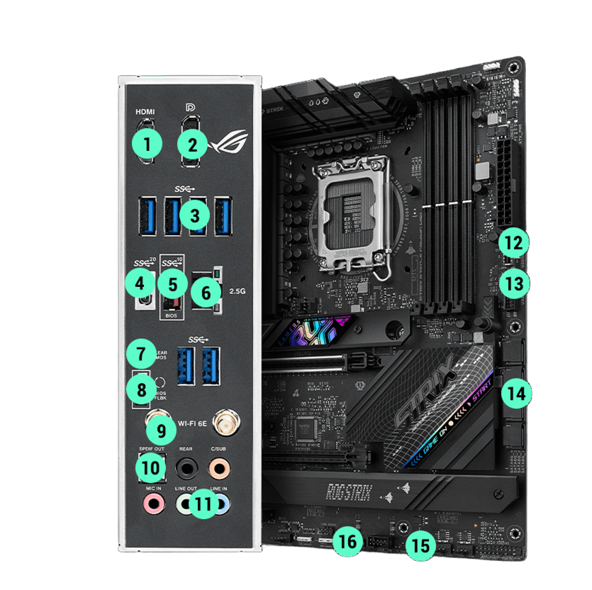 MB ASUS ROG STRIX B760-F GAMING WIFI