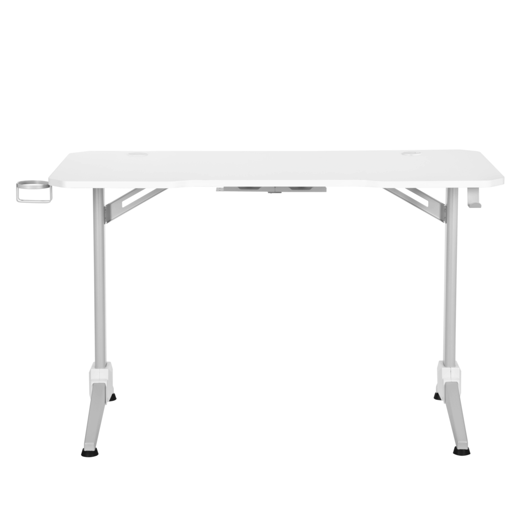 Компьютерный стол OTOROSHI white-grey