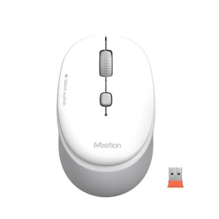 Беспроводная мышка Meetion R571 White + Gray