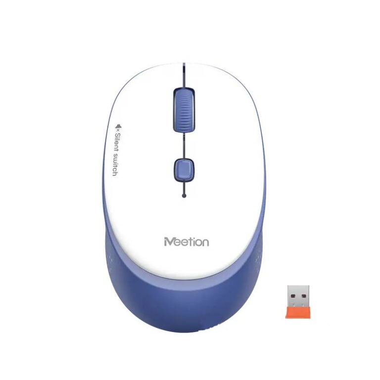 Беспроводная мышка Meetion R571 White + Blue