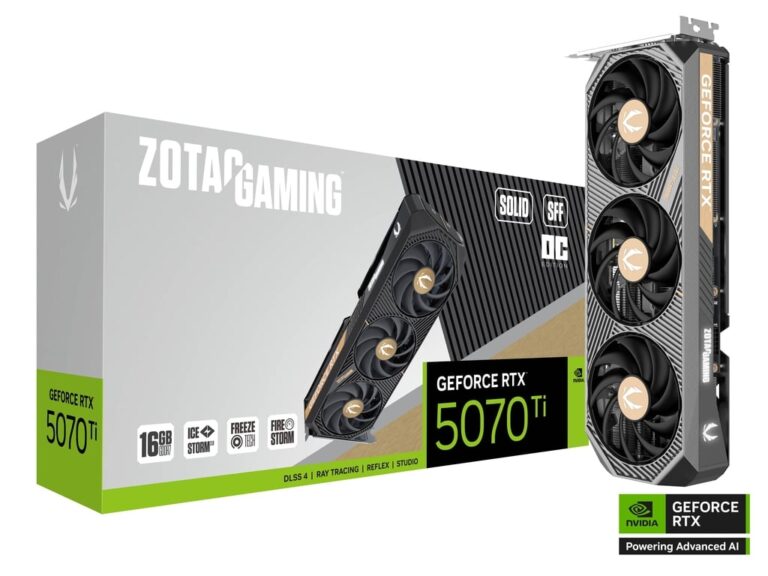 ZOTAC GAMING GeForce RTX 5070 Ti SOLID SFF OC